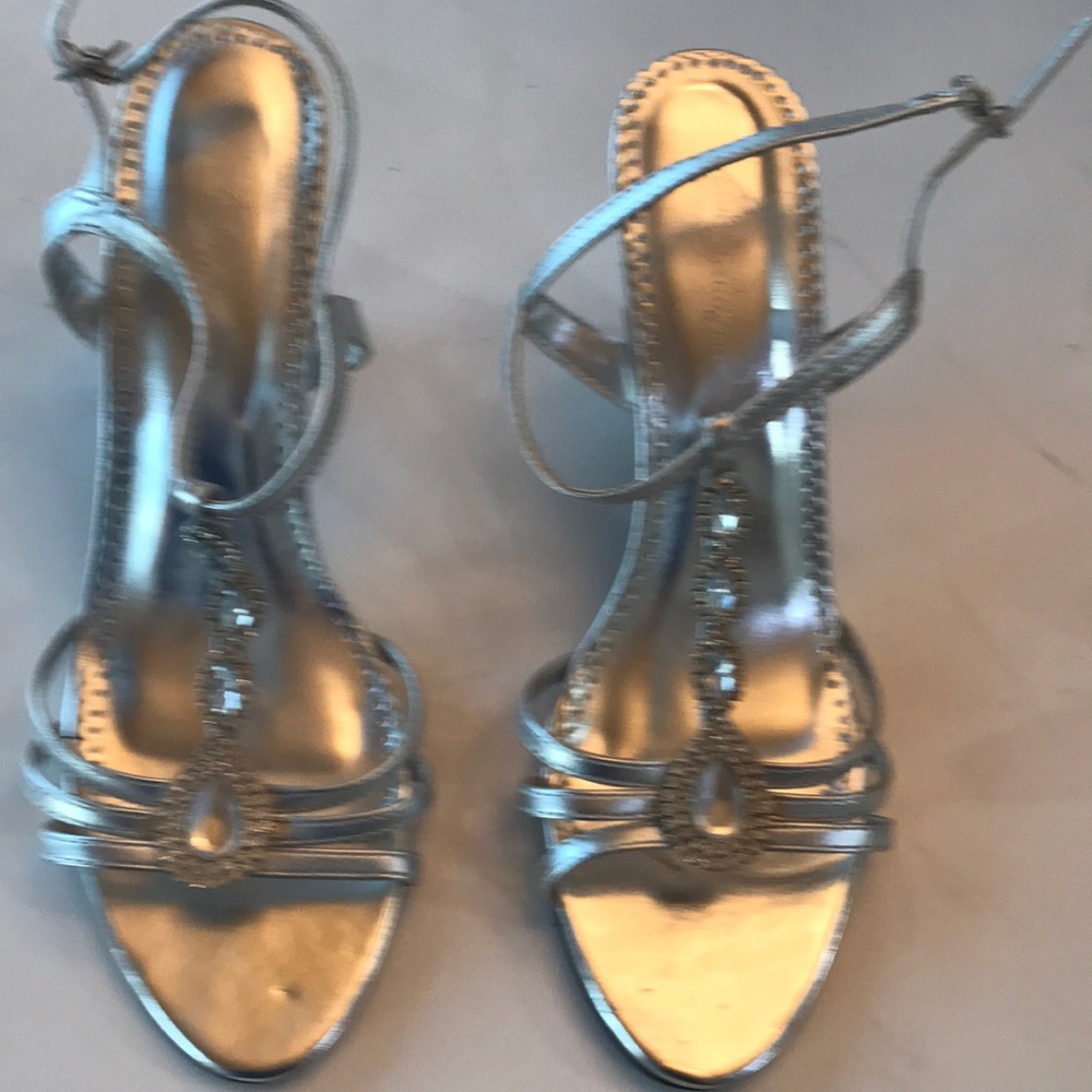 Silver shoes